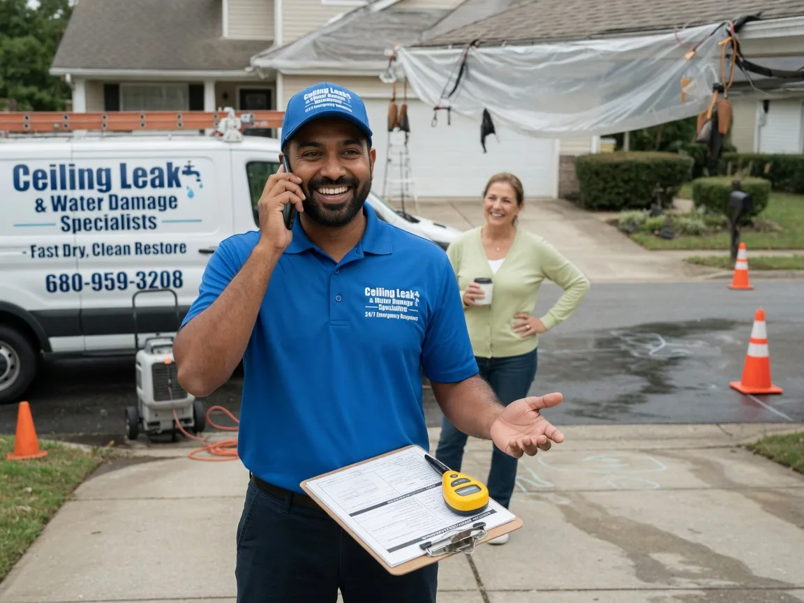 Ceiling Leak Cleanup Armstrong Creek, WI FAQs